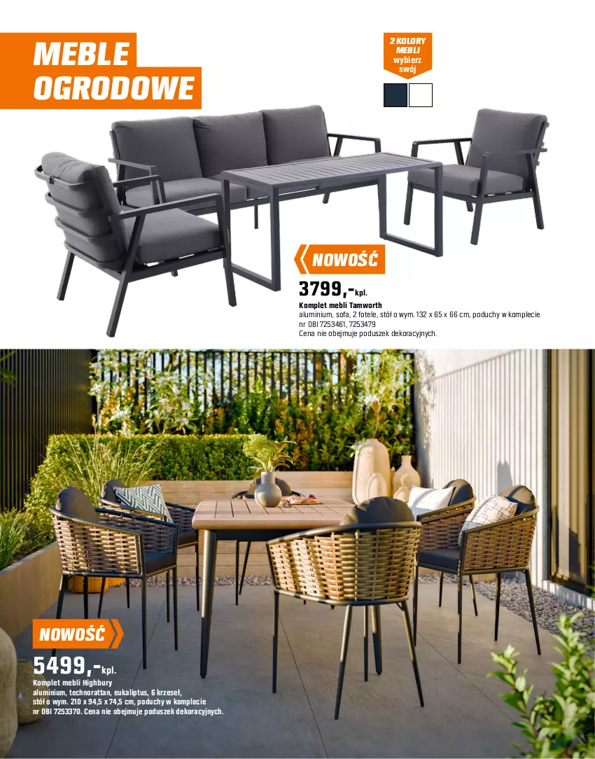 Gazetka promocyjna Obi - Gazetka OBI - ważna 09.04 do 31.10.2025 - strona 8 - produkty: Fa, Fotel, Krzesło, Meble, Siedzisko, Sofa, Stół, Sznurek