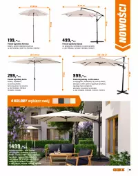 Gazetka promocyjna Obi - Gazetka OBI - Gazetka - ważna od 31.10 do 31.10.2025 - strona 29 - produkty: Sok, Ser, Gra, Parasol, Torba, Pokrowiec, Sarita