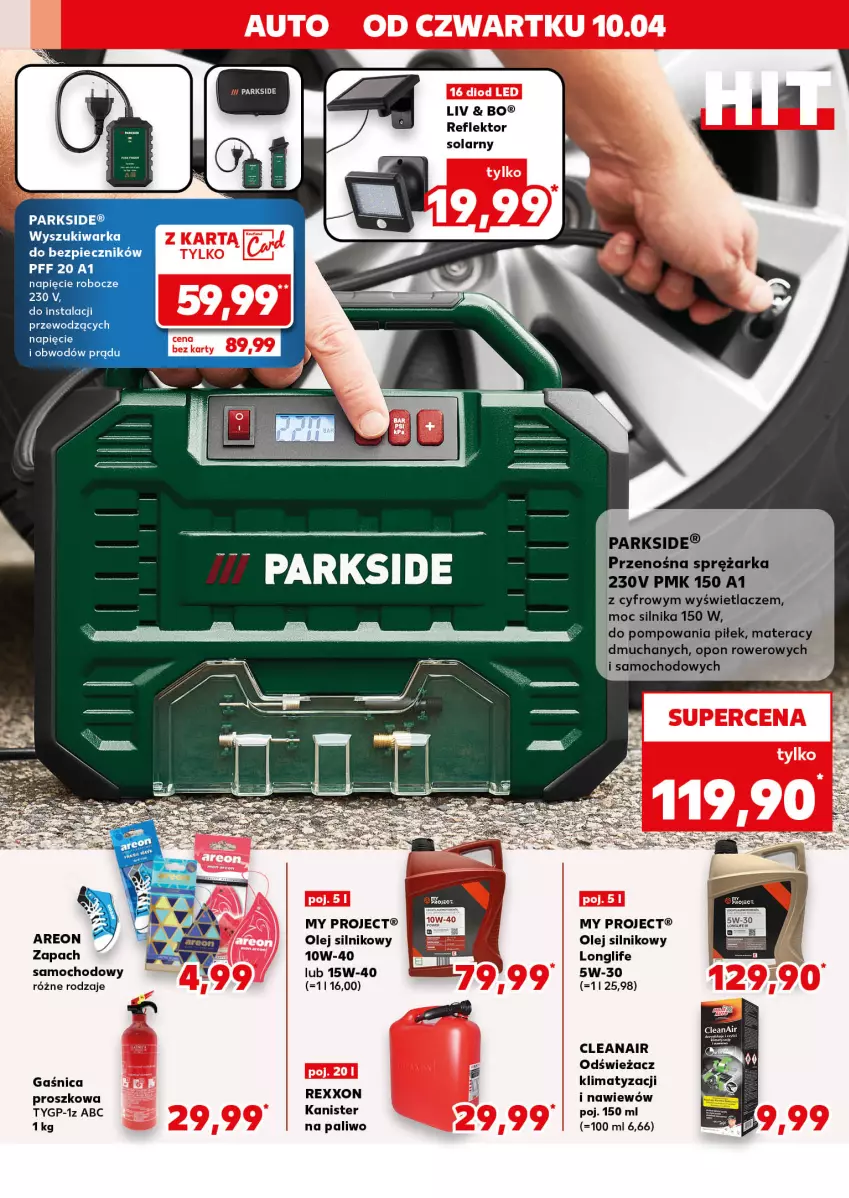 Gazetka promocyjna Kaufland - Kaufland - ważna 14.04 do 15.04.2025 - strona 16 - produkty: Gaśnica, Materac, Olej, Olej silnikowy, Parkside, Piec, Reflektor, Rower, Tera, Warka