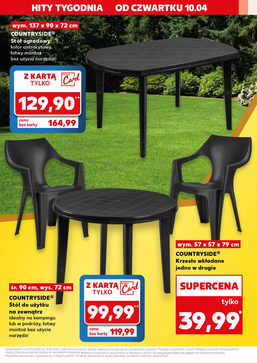 Gazetka promocyjna Kaufland - Kaufland - ważna 14.04 do 15.04.2025 - strona 3 - produkty: Stół