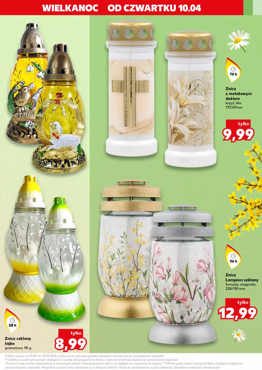 Gazetka promocyjna Kaufland - Kaufland - ważna 14.04 do 15.04.2025 - strona 39 - produkty: Gra, Lampion, Lampion szklany, Rama, Znicz