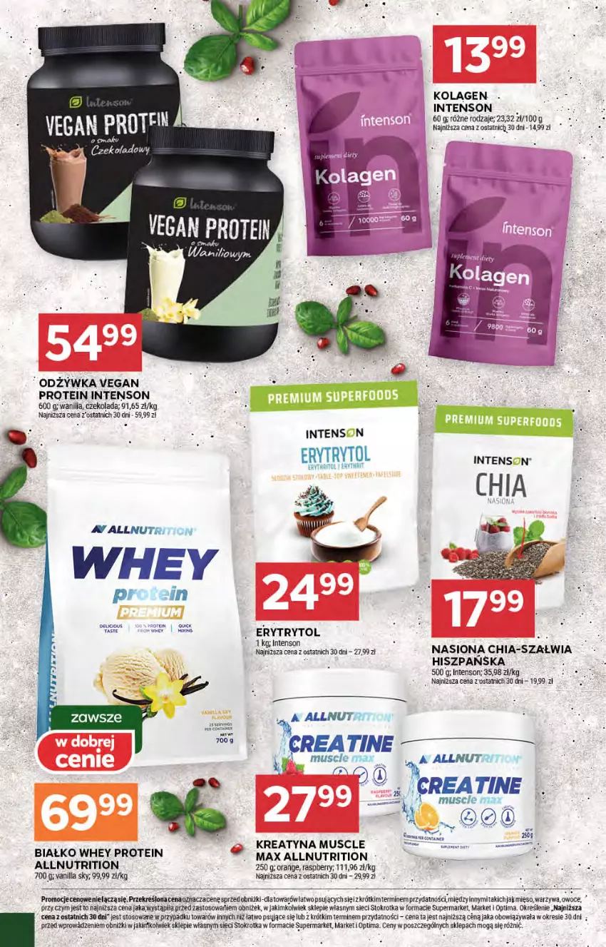 Gazetka promocyjna Stokrotka - Supermarket - ważna 05.02 do 11.02.2026 - strona 28 - produkty: Chia, Czekolada, Koc, Mus, Odżywka, Optima, Warzywa