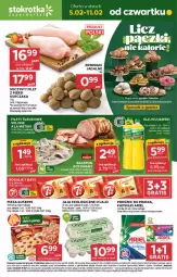 Gazetka promocyjna Stokrotka - Supermarket - Gazetka - ważna od 11.02 do 11.02.2026 - strona 1 - produkty: Kurczak, Warzywa, Kujawski, Sok, Gra, Filet z piersi kurczaka, Sokołów, Jaja, Proszek do prania, Ziemniaki, Optima, Pizza, Owoce, Ariel, Olej, Mięso, Fa