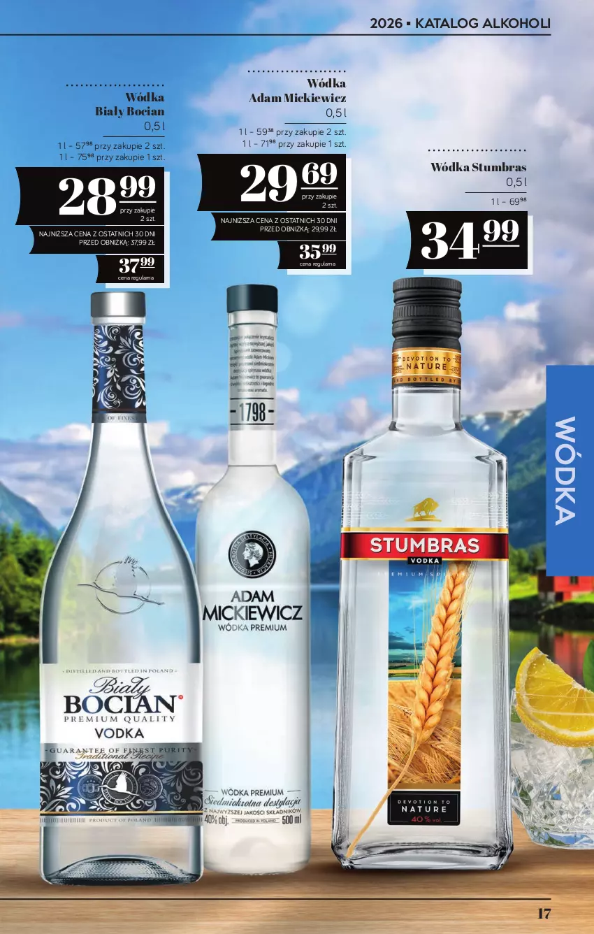 Gazetka promocyjna PoloMarket - Katalog alkoholi 16/2026 - ważna 27.08 do 09.09.2026 - strona 17 - produkty: Biały Bocian, Wódka