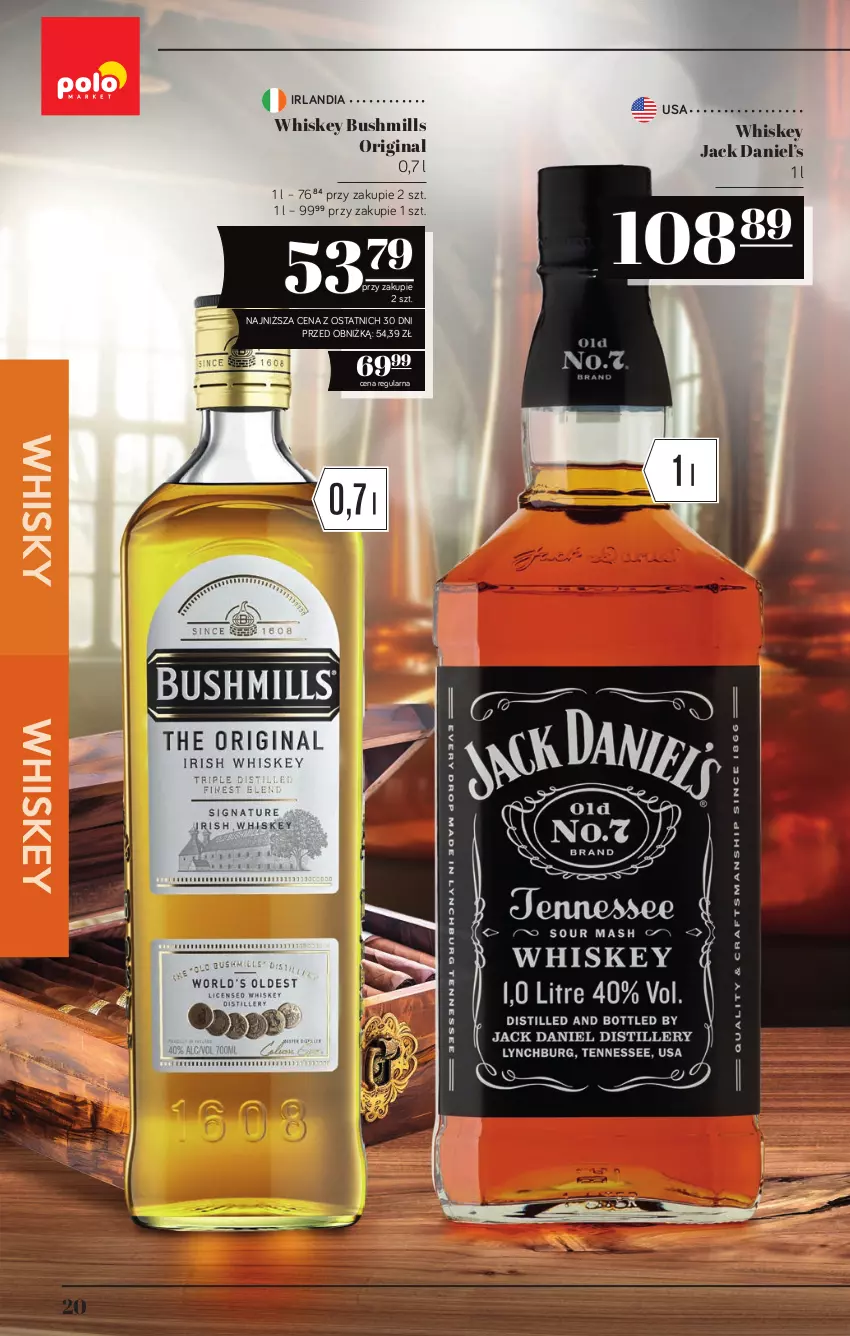 Gazetka promocyjna PoloMarket - Katalog alkoholi 16/2026 - ważna 27.08 do 09.09.2026 - strona 20 - produkty: Bushmills, Gin, Whiskey, Whisky
