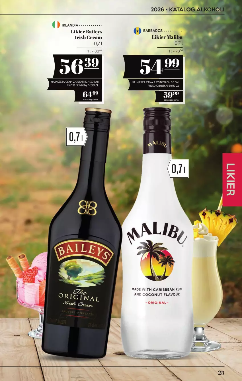 Gazetka promocyjna PoloMarket - Katalog alkoholi 16/2026 - ważna 27.08 do 09.09.2026 - strona 25 - produkty: Likier, Malibu