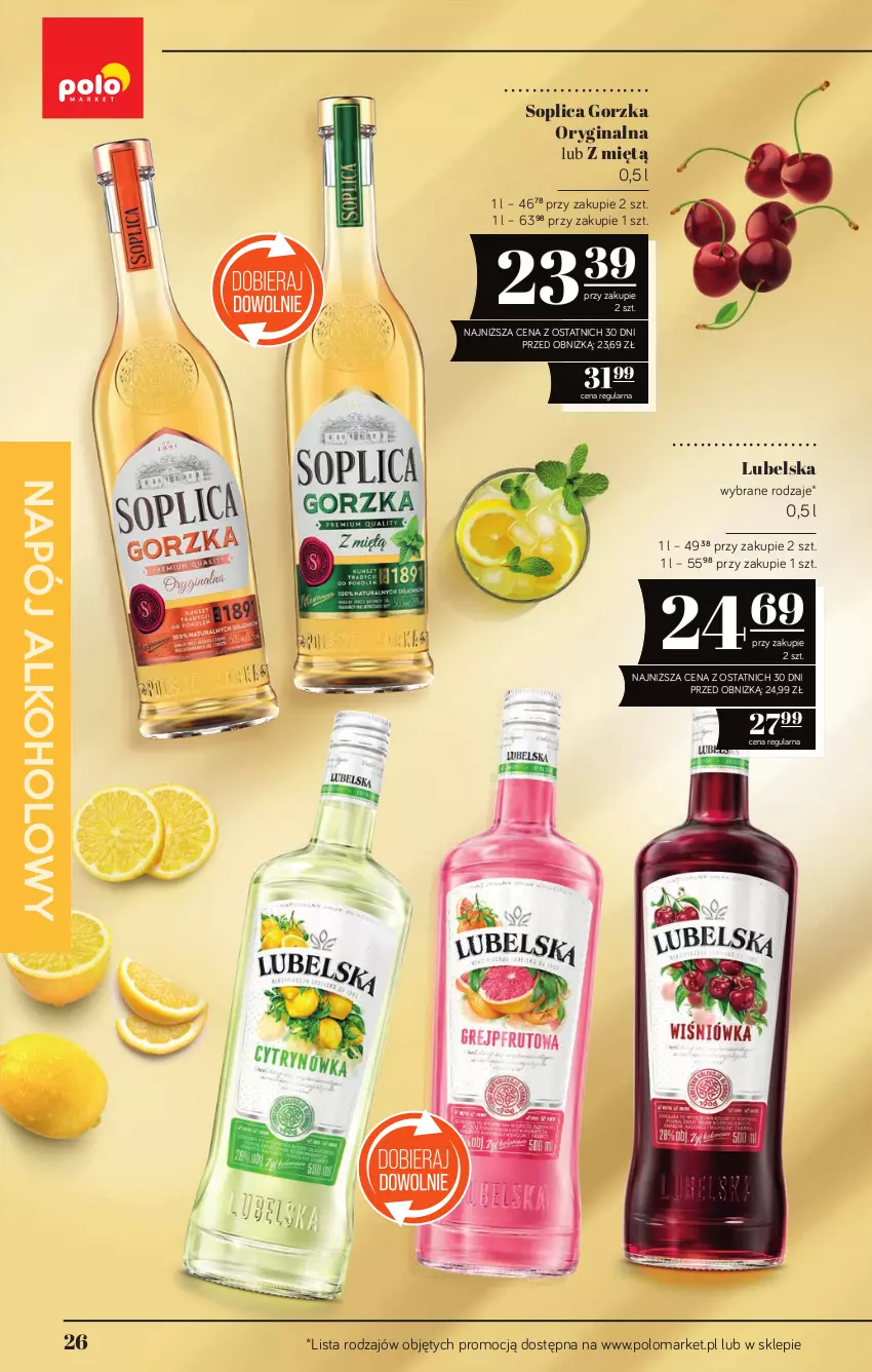 Gazetka promocyjna PoloMarket - Katalog alkoholi 16/2026 - ważna 27.08 do 09.09.2026 - strona 26 - produkty: Gin, Napój, Soplica