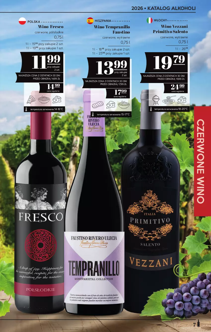 Gazetka promocyjna PoloMarket - Katalog alkoholi 16/2026 - ważna 27.08 do 09.09.2026 - strona 7 - produkty: Fa, Fresco, Ser, Wino