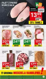 Gazetka promocyjna Delikatesy Centrum - Dyskontowe ceny w Delikatesach Centrum - Gazetka - ważna od 26.12 do 26.12.2023 - strona 17 - produkty: Kurczak, Mięso wołowe, Filet z piersi kurczaka, Szynka wieprzowa, Kaczka, Szynka, Rolada, Mięso, Jabłka, Fa