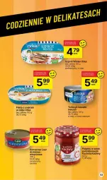 Gazetka promocyjna Delikatesy Centrum - Dyskontowe ceny w Delikatesach Centrum - Gazetka - ważna od 26.12 do 26.12.2023 - strona 53 - produkty: Sos, Ser, HELCOM, Kawa, Laur, Pulpety, Szprot, Tuńczyk, Olej, Orka