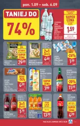 Gazetka promocyjna Aldi - Pełna oferta - Gazetka - ważna od 06.09 do 06.09.2025 - strona 17 - produkty: Goplana, Pistacje, Ciastka, Dawtona, Sok, Gra, Cukier, Mieszanka studencka, Jeżyki, LANA, Tymbark, Syrop, Woda mineralna, Cukierki, Woda, Cisowianka, Herbapol