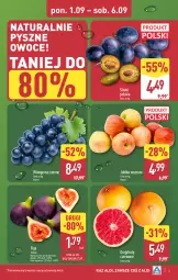 Gazetka promocyjna Aldi - Pełna oferta - Gazetka - ważna od 06.09 do 06.09.2025 - strona 3 - produkty: Winogrona, Owoce, Wino, Jabłka, Grejpfrut