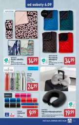 Gazetka promocyjna Aldi - Pełna oferta - Gazetka - ważna od 06.09 do 06.09.2025 - strona 35 - produkty: Por, Koc, Latarka LED, Termos, Napoje, Tarka, Ręcznik, Bateria, Latarka, Poduszka