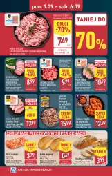 Gazetka promocyjna Aldi - Pełna oferta - Gazetka - ważna od 06.09 do 06.09.2025 - strona 6 - produkty: Piec, Kurczak, Mięso mielone z szynki, Mięso mielone, Sos, Salami, Chleb typu włoskiego, Mięsne specjały, Pizza, Morliny, Pieczywo, Chleb, Bułka, Mięso