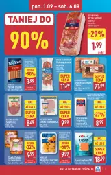 Gazetka promocyjna Aldi - Pełna oferta - Gazetka - ważna od 06.09 do 06.09.2025 - strona 7 - produkty: Kurczak, Polędwica, Krakus, BIC, Salami, Parówki, Parówki z szynki, Szynka, Morliny, Boczek, Kiełbasa