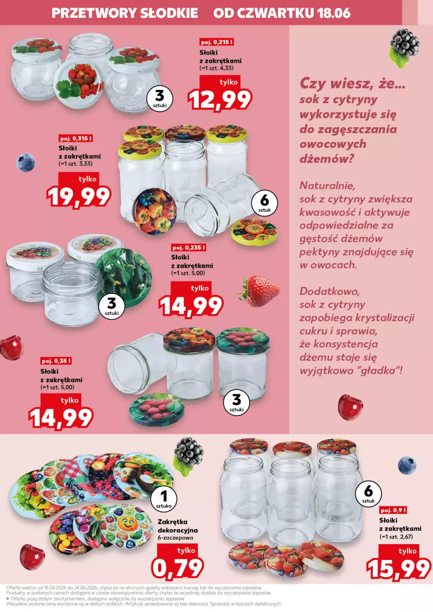 Gazetka promocyjna Kaufland - Kaufland - ważna 18.06 do 24.06.2026 - strona 3 - produkty: Cytryny, Dżem, Sok