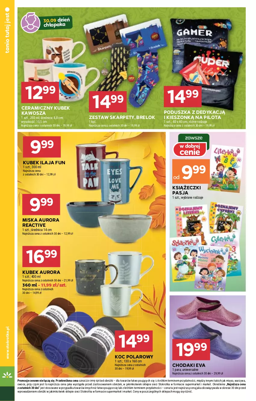 Gazetka promocyjna Stokrotka - Supermarket - ważna 25.09 do 01.10.2025 - strona 34 - produkty: Karp, Koc, Kubek, Mięso, Miska, Owoce, Poduszka, Sok, Warzywa