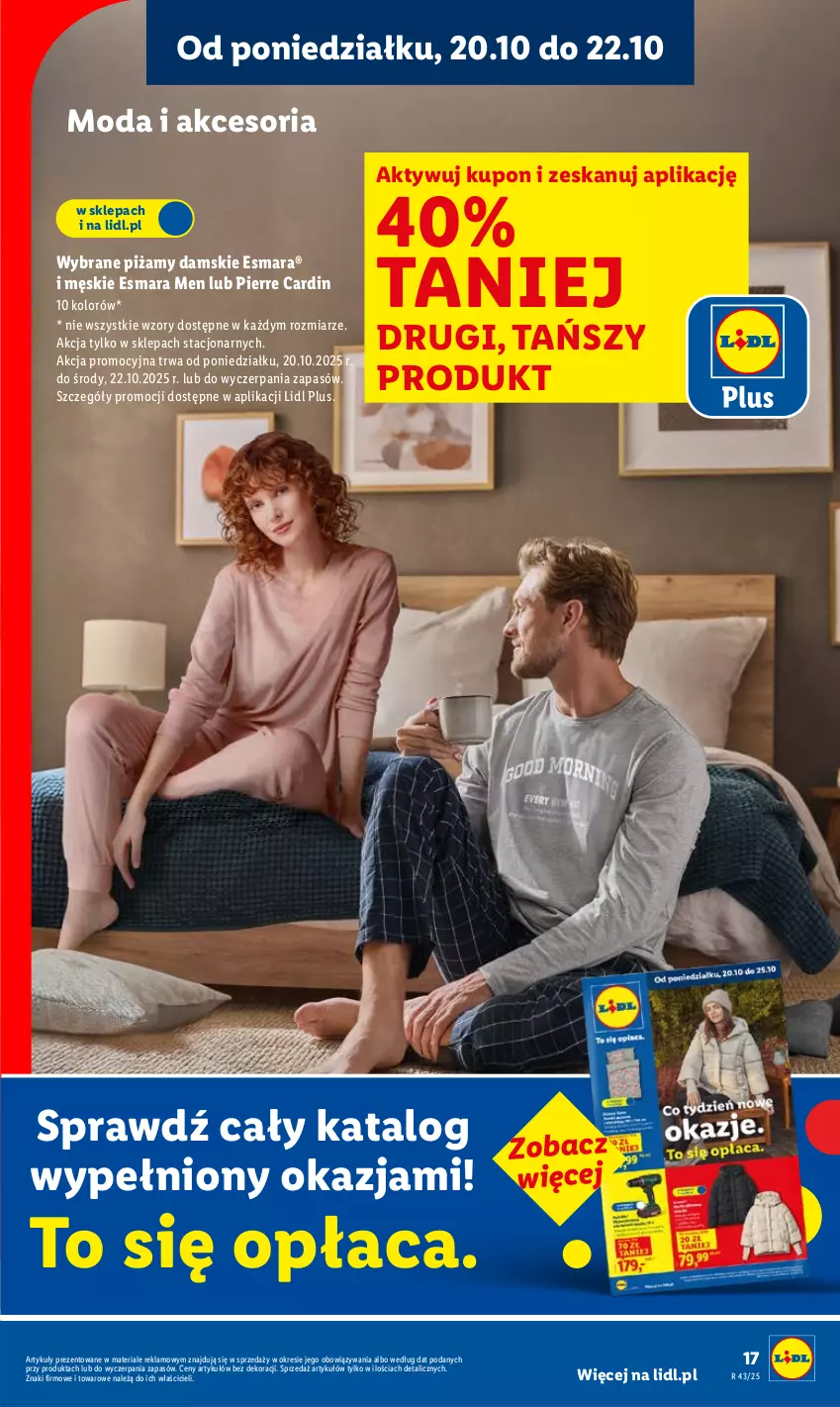 Gazetka promocyjna Lidl - GAZETKA - ważna 20.10 do 22.10.2025 - strona 17 - produkty: Moda, Pierre Cardin