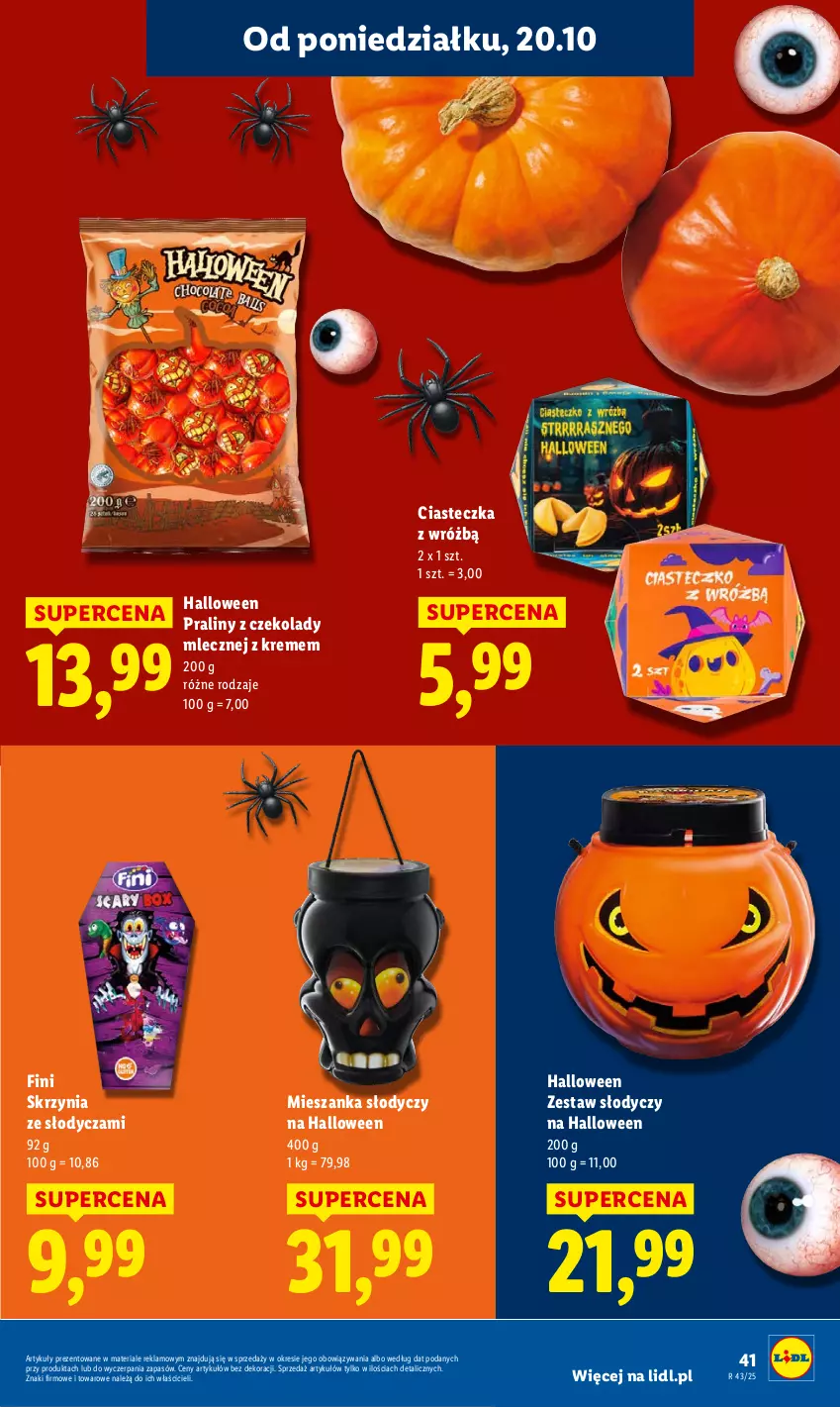 Gazetka promocyjna Lidl - GAZETKA - ważna 20.10 do 22.10.2025 - strona 41 - produkty: Praliny