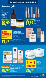 Gazetka promocyjna Lidl - GAZETKA - Gazetka - ważna od 22.10 do 22.10.2025 - strona 61 - produkty: Woda perfumowana, Ser, Rum, Gra, Bell, Perfum, Serum, Ziaja, Peeling, Woda, Olej, Nivea