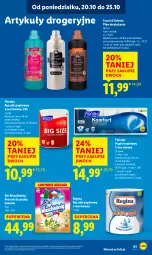 Gazetka promocyjna Lidl - GAZETKA - Gazetka - ważna od 22.10 do 22.10.2025 - strona 63 - produkty: Gin, Papier, Proszek do prania, Papier toaletowy, Płyn do płukania, Ręcznik, König, Flora