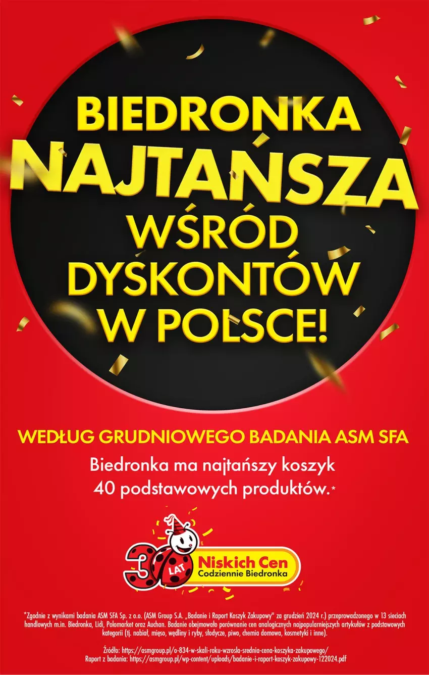 Gazetka promocyjna Biedronka - Od Poniedziałku - ważna 03.02 do 08.02.2025 - strona 27 - produkty: Fa, Kosz, Mięso, Piwo, Por