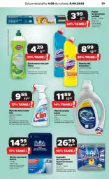 Gazetka promocyjna Netto - Gazetka - ważna od 10.09 do 10.09.2023 - strona 14 - produkty: Piec, Płyn do prania, Domestos, Sól, Do mycia naczyń, Papier, Finish, Jaja, Clin, Płyn do mycia, Zmywarki, Papier do pieczenia, Fa