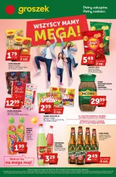 Gazetka promocyjna Groszek - Gazetka - ważna od 30.05 do 30.05.2023 - strona 1 - produkty: Piwo, Kawa rozpuszczalna, Sok, Zupa, Winiary, Chipsy, Kawa, Oranżada, Mleczko, Hellena, Ptasie mleczko, Kubuś, Jacobs, Napój, Groszek, Nimm2