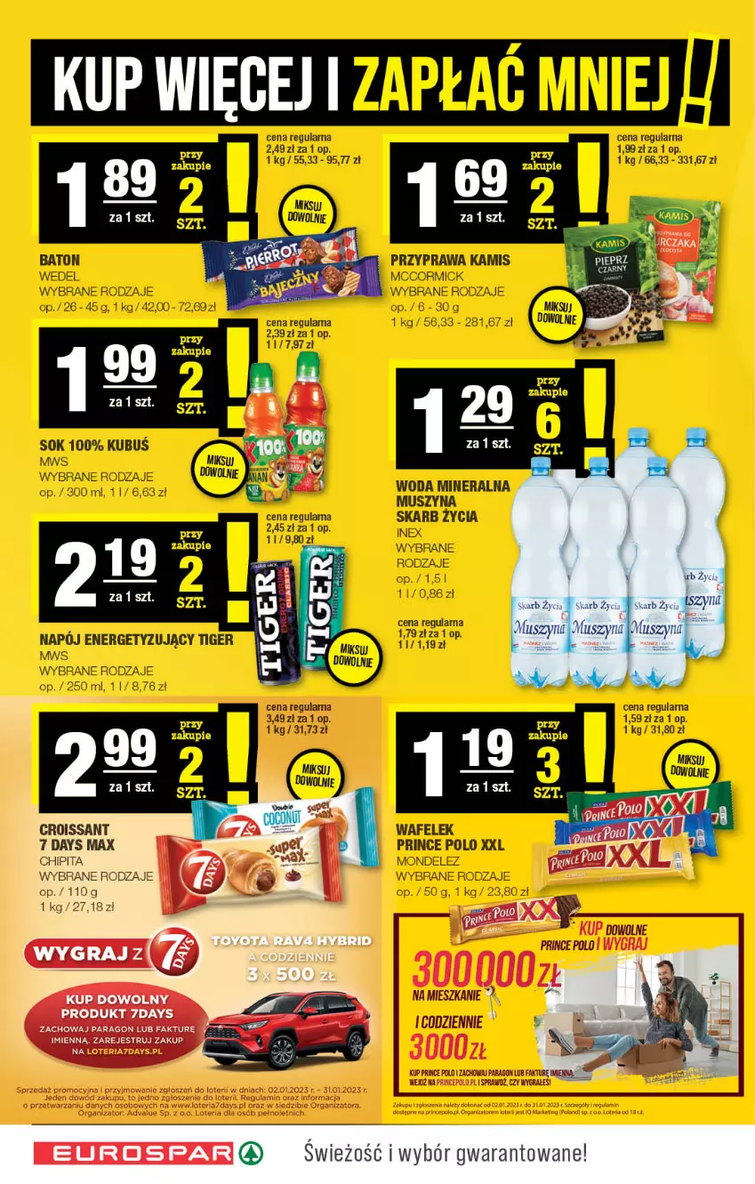 Gazetka promocyjna Spar - EuroSpar - ważna 01.01 do 11.01.2023 - strona 12 - produkty: 7 Days, Croissant