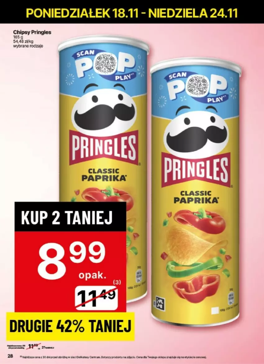 Gazetka promocyjna Delikatesy Centrum - ważna 18.11 do 24.11.2024 - strona 21 - produkty: Chipsy, Pringles, Rum