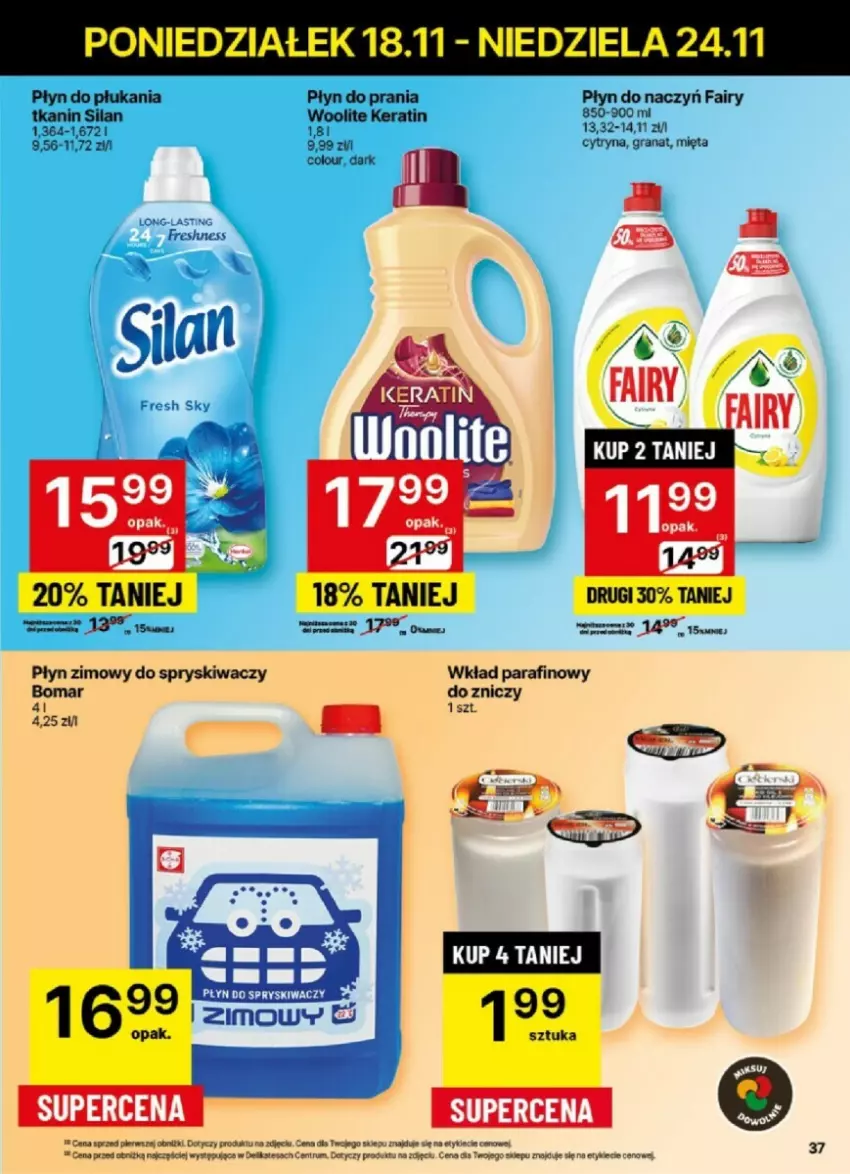 Gazetka promocyjna Delikatesy Centrum - ważna 18.11 do 24.11.2024 - strona 31 - produkty: Fa, Fairy, Gra, Granat, Mięta, Płyn do płukania, Rum, Silan