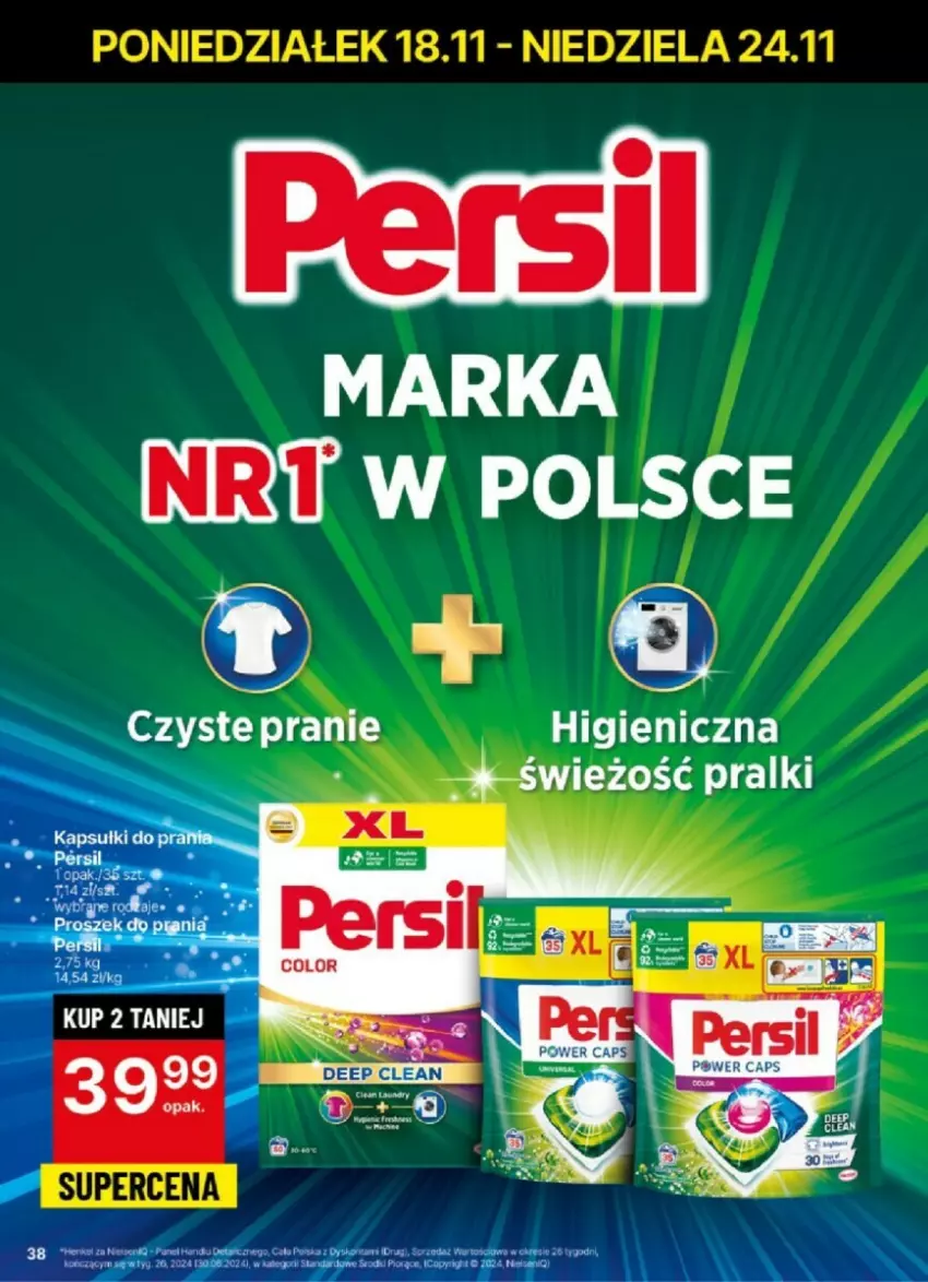 Gazetka promocyjna Delikatesy Centrum - ważna 18.11 do 24.11.2024 - strona 32 - produkty: Fa, Persil, Pralki