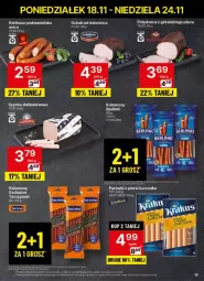 Gazetka promocyjna Delikatesy Centrum - Gazetka - ważna od 24.11 do 24.11.2024 - strona 11 - produkty: Piec, Kurczak, Polędwica, Parówki, Kiełbasa podwawelska, Wawel, Szynka, Parówki z piersi kurczaka, Kabanos, Szynka delikatesowa, Kiełbasa, Berlinki