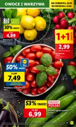 Gazetka promocyjna Lidl - GAZETKA - Gazetka - ważna od 27.04 do 27.04.2025 - strona 17 - produkty: Warzywa, Gra, Cytryny, Owoce, Pomidory