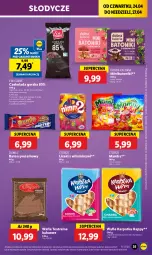 Gazetka promocyjna Lidl - GAZETKA - Gazetka - ważna od 27.04 do 27.04.2025 - strona 37 - produkty: Karp, Wafle, Tonik, Czekolada, Czekolada gorzka, Baton, Lizaki, Kakao, Mamba, Kokos