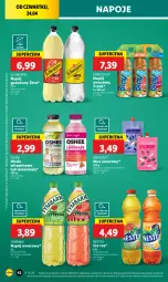 Gazetka promocyjna Lidl - GAZETKA - Gazetka - ważna od 27.04 do 27.04.2025 - strona 46 - produkty: Por, Mus, Lemoniada, Ice tea, Napoje, Schweppes, Napój gazowany, Tymbark, Limonka, Oshee, Kubuś, Arbuz, Woda, Mango, Napój, Nestea