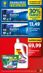Gazetka promocyjna Lidl - GAZETKA - Gazetka - ważna od 27.04 do 27.04.2025 - strona 9 - produkty: Papier, Papier toaletowy, Flora, Ariel