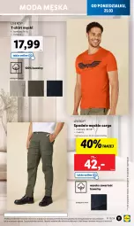 Gazetka promocyjna Lidl - GAZETKA - Gazetka - ważna od 30.03 do 30.03.2024 - strona 21 - produkty: Sok, T-shirt, Moda, Spodnie