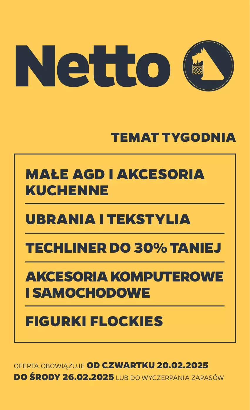 Gazetka promocyjna Netto - Od Czwartku Przemysłowa - ważna 20.02 do 26.02.2025 - strona 1 - produkty: Komputer, Ubrania