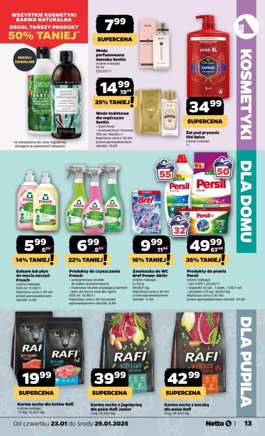 Gazetka promocyjna Netto - ważna 23.01 do 29.01.2025 - strona 5 - produkty: Bref, Do mycia naczyń, Frosch, Perfum, Płyn do mycia, Wasa, Wino, Woda, Woda toaletowa, Zawieszka do wc