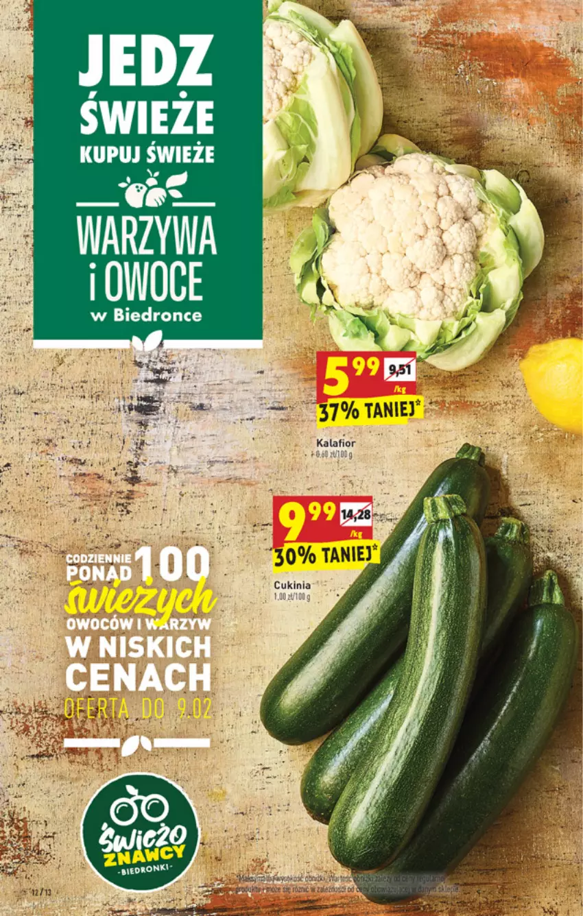 Gazetka promocyjna Biedronka - W tym tygodniu - ważna 07.02 do 12.02.2022 - strona 12 - produkty: Fa, Kalafior, Warzywa