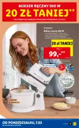 Gazetka promocyjna Lidl - GAZETKA - Gazetka - ważna od 12.02 do 12.02.2022 - strona 19 - produkty: Ser, Mikser, Mikser ręczny