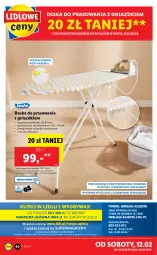 Gazetka promocyjna Lidl - GAZETKA - Gazetka - ważna od 12.02 do 12.02.2022 - strona 40 - produkty: Sok, Gry, Deska do prasowania, Podkładka, Mola, Podkład