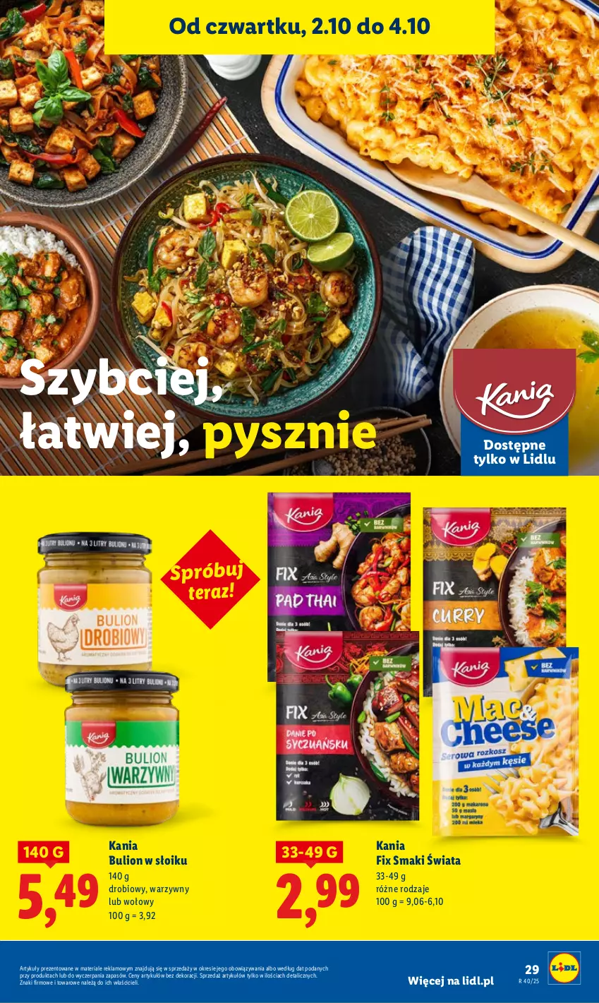 Gazetka promocyjna Lidl - GAZETKA - ważna 02.10 do 04.10.2025 - strona 33 - produkty: Bulion, Lion, Tera