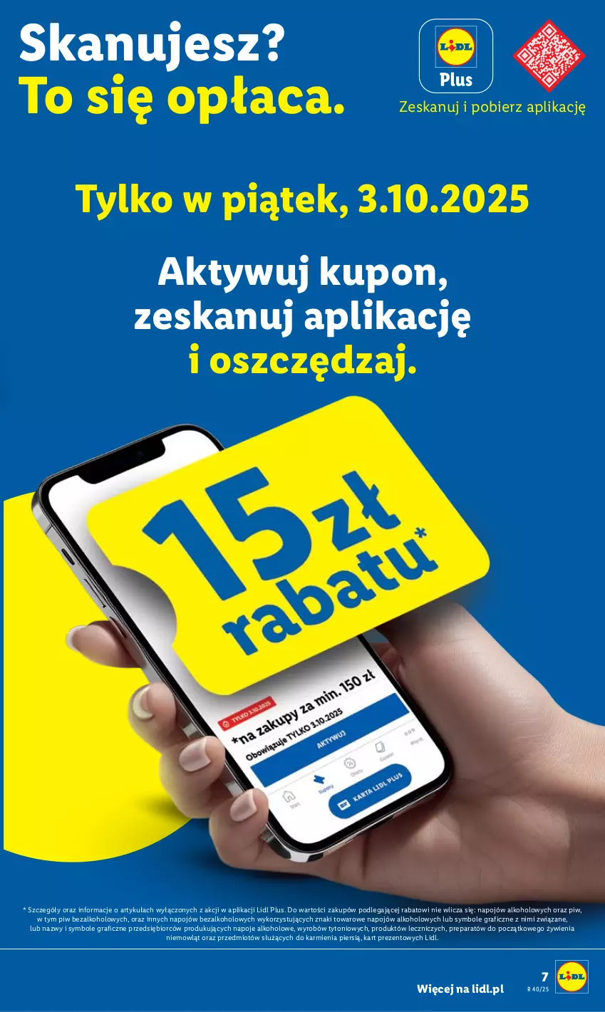 Gazetka promocyjna Lidl - GAZETKA - ważna 02.10 do 04.10.2025 - strona 7 - produkty: Gra, Karmi, Napoje, Znicz
