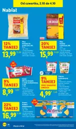 Gazetka promocyjna Lidl - GAZETKA - Gazetka - ważna od 04.10 do 04.10.2025 - strona 24 - produkty: Serek puszysty, Cheddar, Ser, Danone, Piątnica, Beko, Actimel, Tarta, Serek, Pilos, Gouda, Mleczna kanapka, Kinder