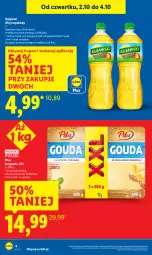 Gazetka promocyjna Lidl - GAZETKA - Gazetka - ważna od 04.10 do 04.10.2025 - strona 4 - produkty: Kujawski, Ser, Pilos, Olej rzepakowy, Gouda, Olej