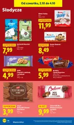 Gazetka promocyjna Lidl - GAZETKA - Gazetka - ważna od 04.10 do 04.10.2025 - strona 48 - produkty: Ciastka, Herbatniki, Alcon, Kakao, Biszkopty, Kinder, Milka