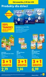 Gazetka promocyjna Lidl - GAZETKA - Gazetka - ważna od 04.10 do 04.10.2025 - strona 61 - produkty: HiPP, Mus, Gra, Danie dla dzieci, Dzieci, Kubuś, BEBILON, Hipp Bio