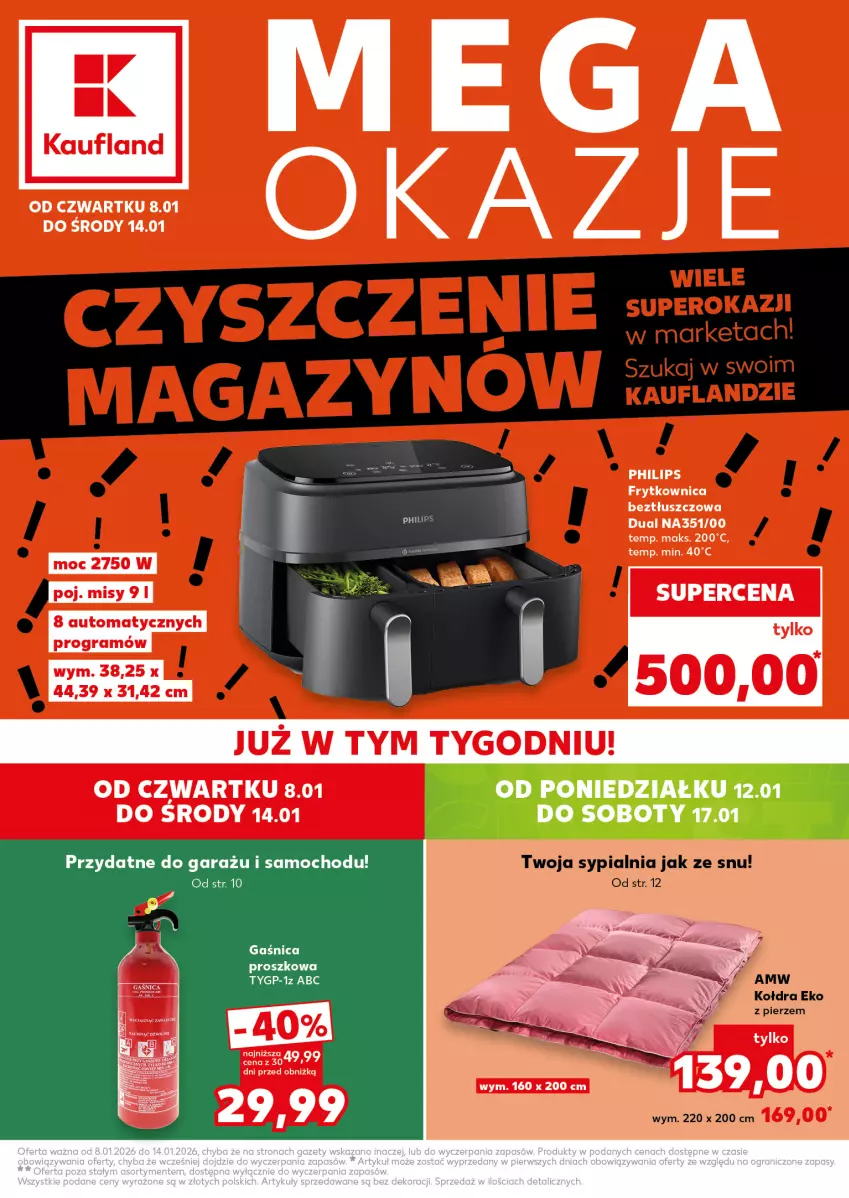 Gazetka promocyjna Kaufland - Kaufland - ważna 08.01 do 14.01.2026 - strona 1 - produkty: Garaż, Gaśnica, Gra, Philips